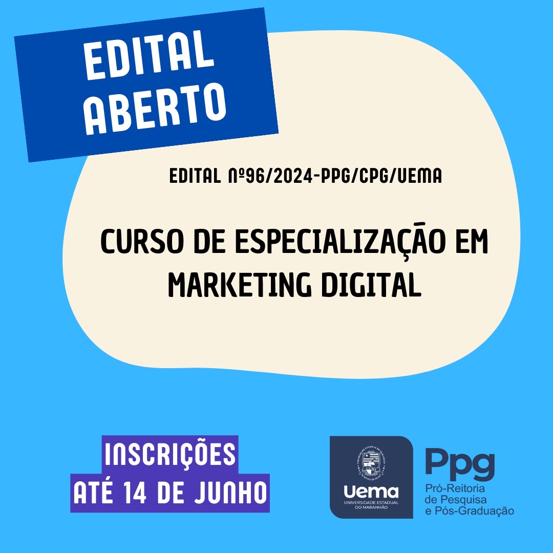 Aproveite! Inscrições abertas para Especialização em Marketing Digital!